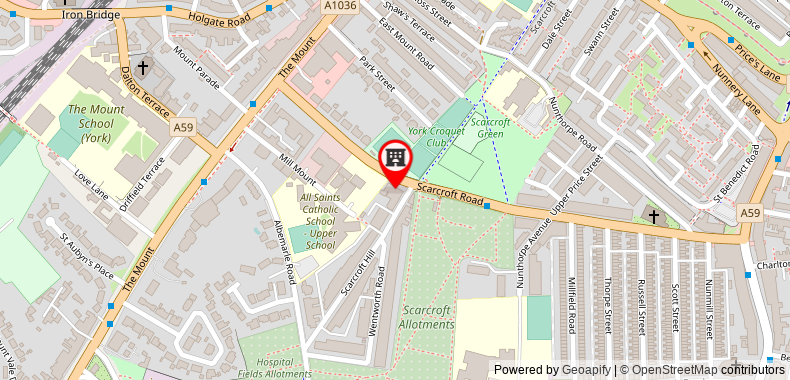 Bản đồ đến Langton Court Apartment