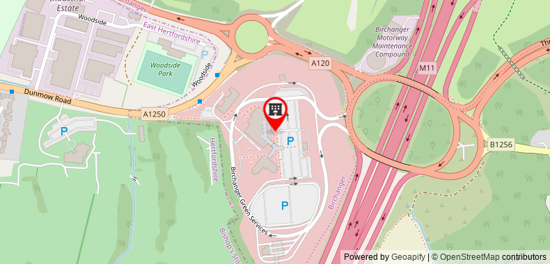 Ramada by Wyndham London Stansted Airport on maps