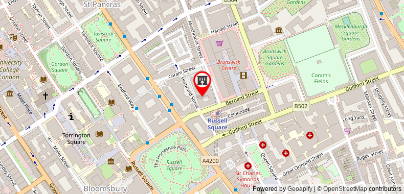 Bản đồ đến Kimpton Fitzroy London