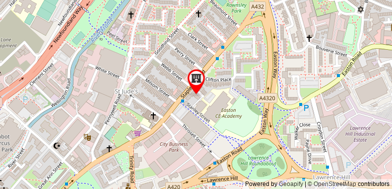 Bristol Serviced Lettings on maps