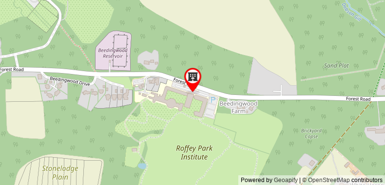 Bản đồ đến Roffey Park Institute