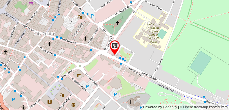 Regent Hotel Doncaster on maps