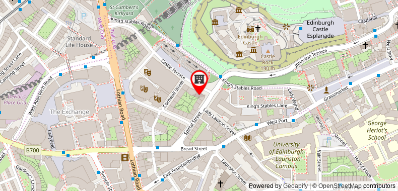 Bản đồ đến Greyfriars Apartments - Castle Terrace