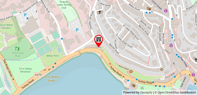 Bản đồ đến Sandybanks - Stylish apartment, Torquay promenade
