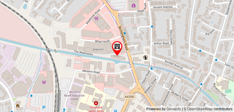 Bản đồ đến Premier Inn Stratford Upon Avon Waterways