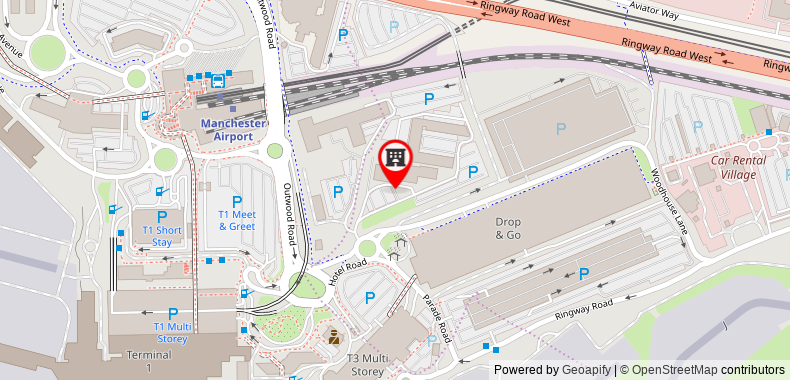 Crowne Plaza Manchester Airport on maps