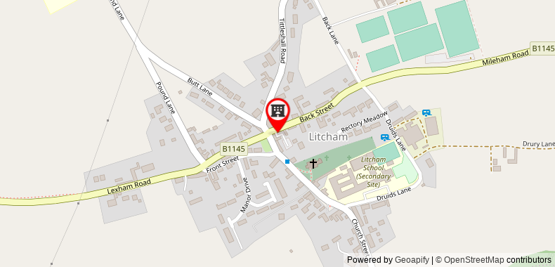 Bản đồ đến The Litcham Bull Inn