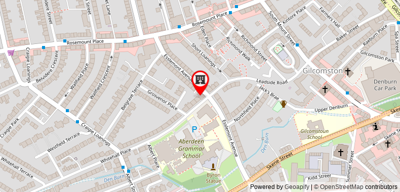 Bản đồ đến Khách sạn Skene House Suites - Whitehall