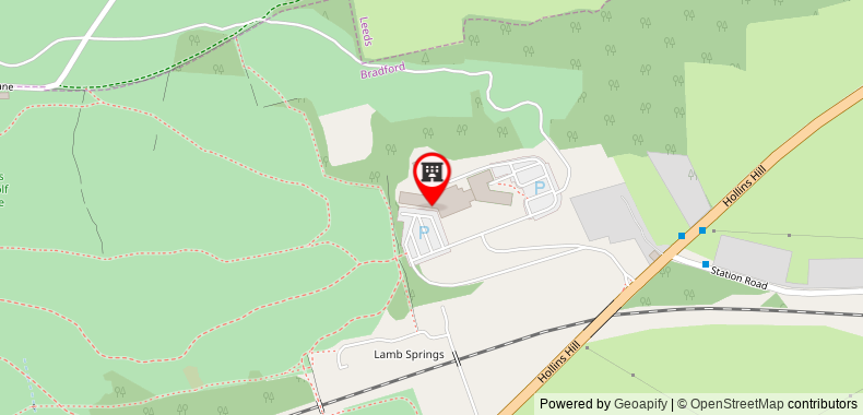 Marriott Hollins Hall Hotel and Country Club on maps