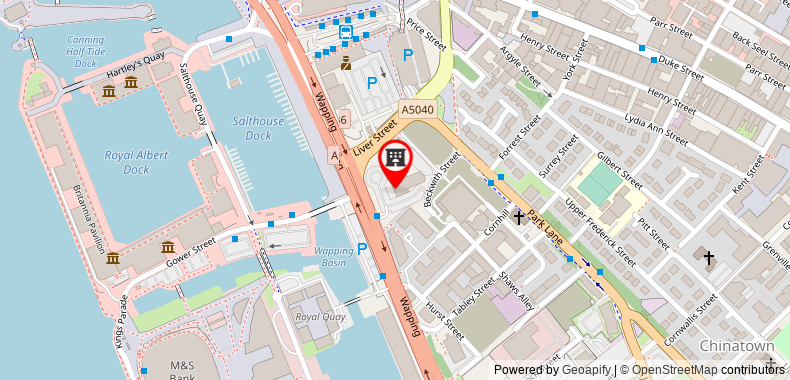 Ibis Liverpool Centre Albert Dock - Liverpool One on maps