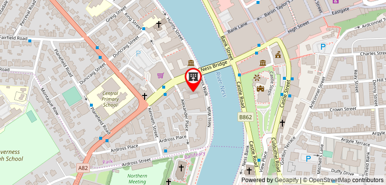 Columba Hotel by Compass Hospitality on maps