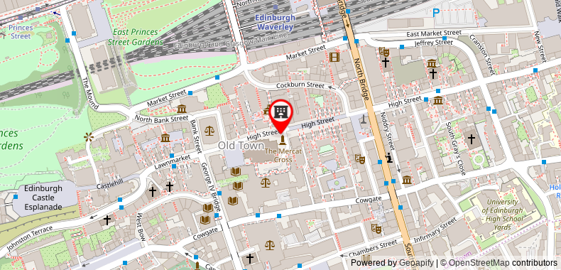 Bản đồ đến Greyfriars Apartments - Parliament Square