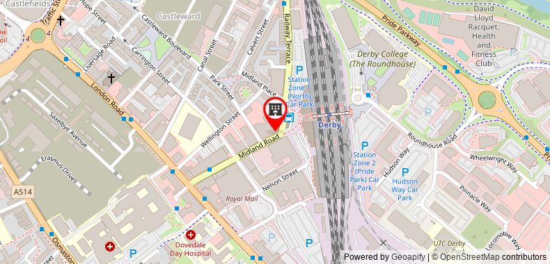 Bản đồ đến Khách sạn Aston Court