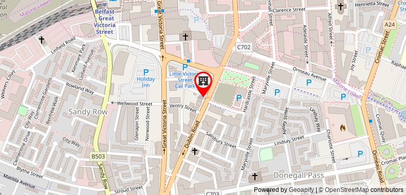 ETAP Hotel Belfast on maps
