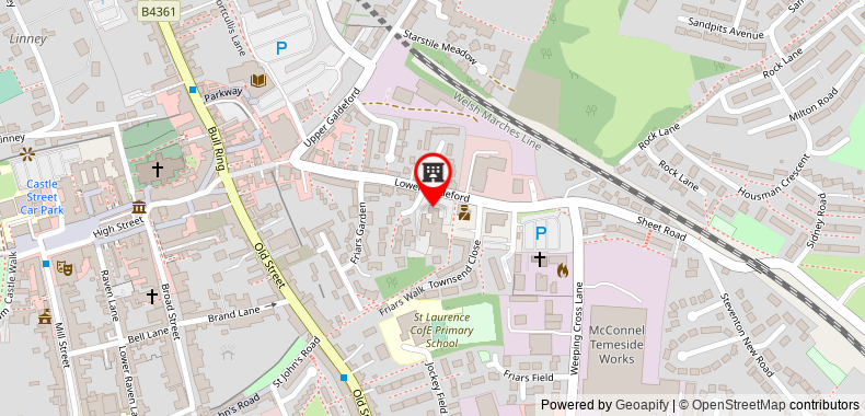 在地图上查看Ludlow Mascall Centre