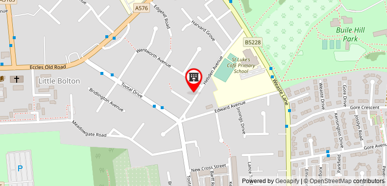 OYO Weaste Hotel Manchester on maps