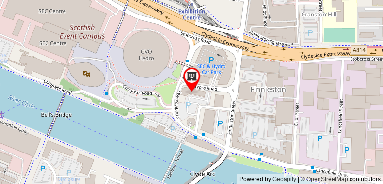 Bản đồ đến Khách sạn Campanile Glasgow - SECC