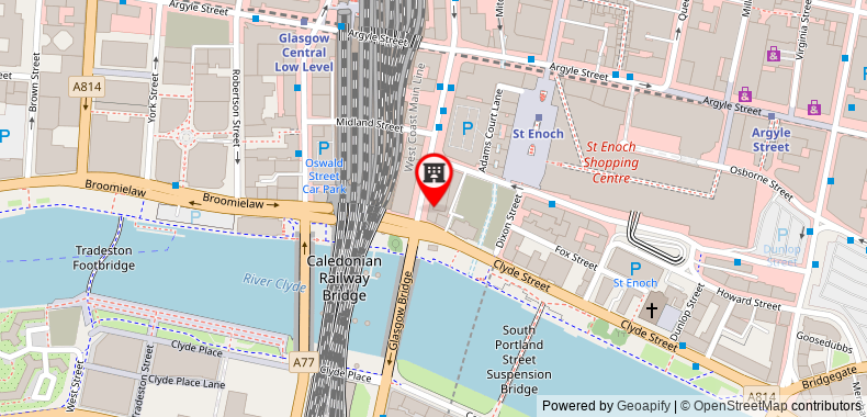 Euro Hostel Glasgow on maps