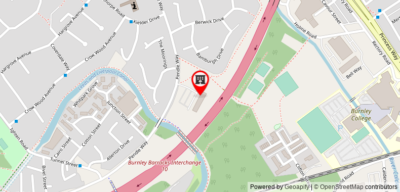 Bản đồ đến Holiday Inn Express Burnley M65 Jct 10