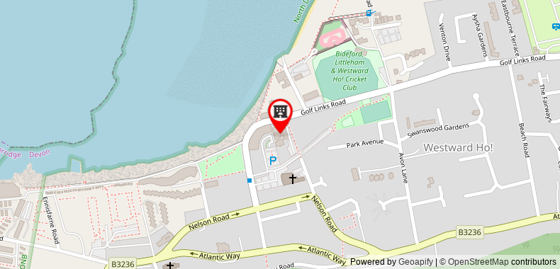 The Waterfront Inn on maps