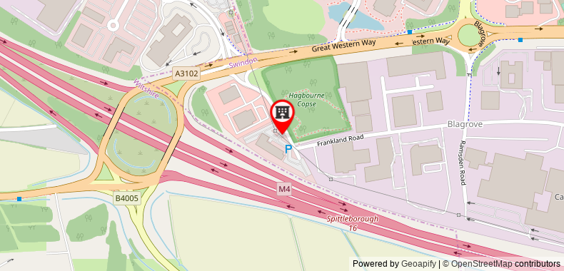 Bản đồ đến Holiday Inn Express Swindon West M4 Jct 16