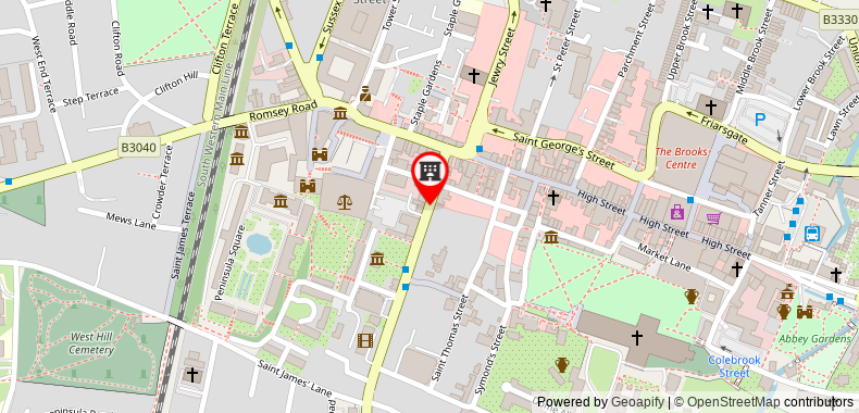 Hotel du Vin and Bistro Winchester on maps