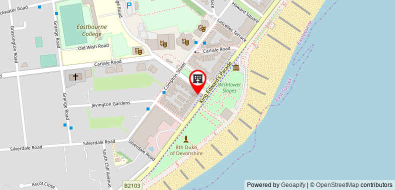 Citrus Hotel Eastbourne by Compass Hospitality on maps