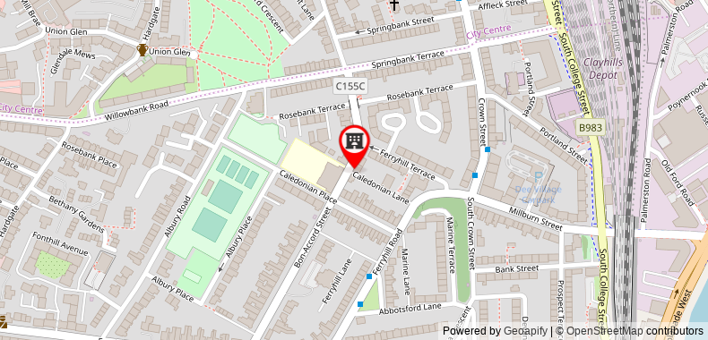 Bản đồ đến Posset House - Luxury 3 Bed Apartment in Aberdeen City Centre
