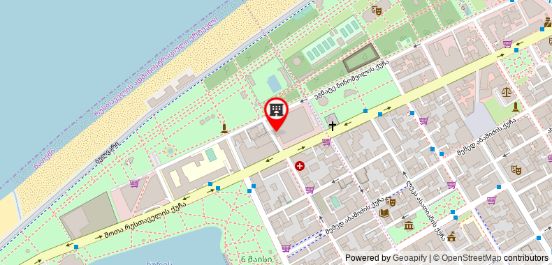 Sheraton Batumi Hotel on maps