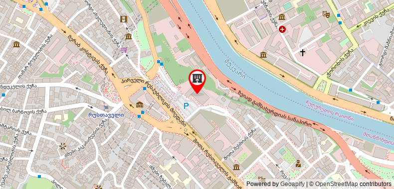 Radisson Blu Iveria Hotel Tbilisi on maps