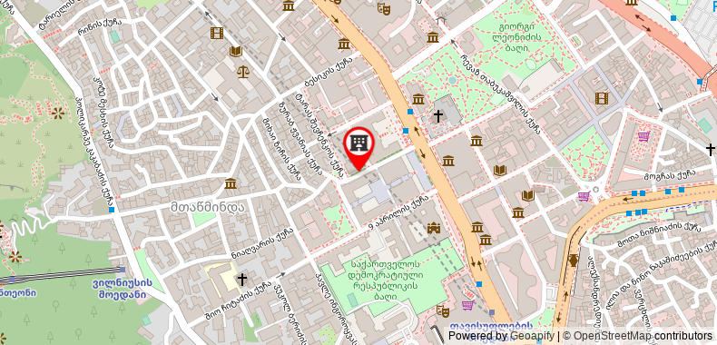 Bản đồ đến Khách sạn Shota@Rustaveli Boutique