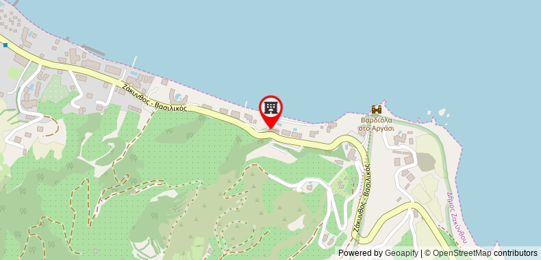 在地图上查看阿戈羅斯海灘酒店