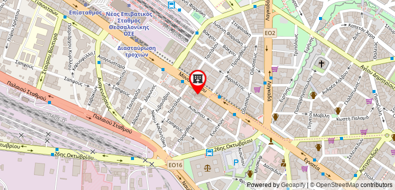 Vergina Hotel on maps