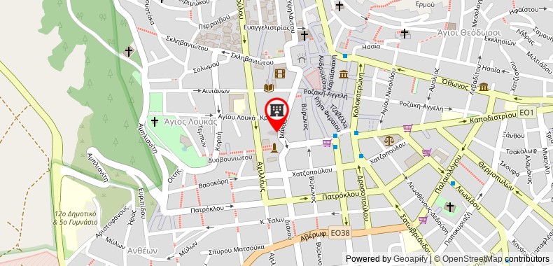 Hotel Samaras on maps
