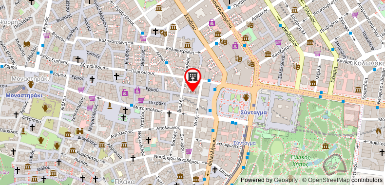 Electra Hotel Athens on maps