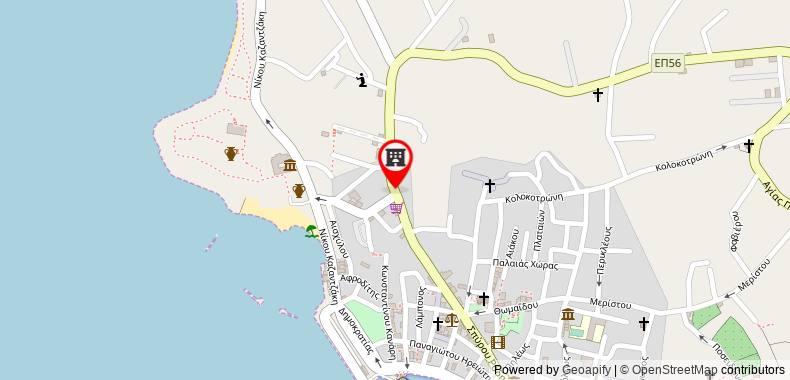 Bản đồ đến Khách sạn Aegina