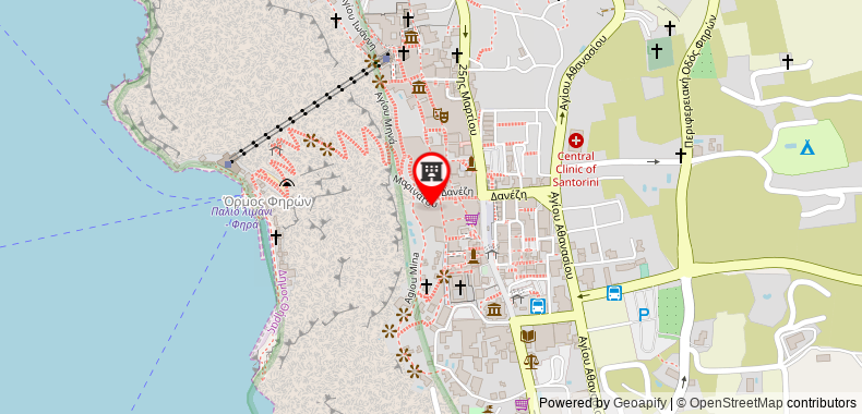 Bản đồ đến Porto Fira Suites