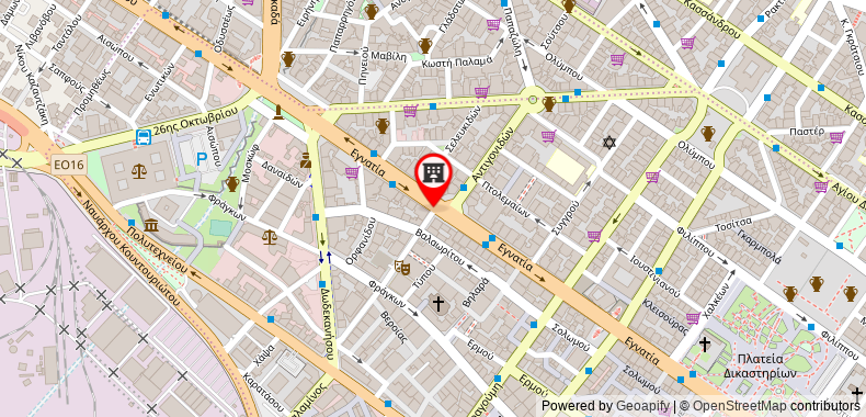 Bản đồ đến Khách sạn El Greco