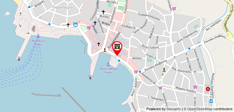 Poseidonio Hotel on maps