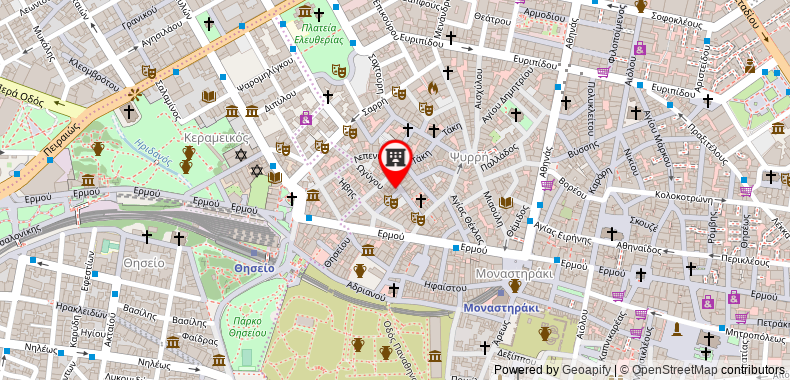 Bản đồ đến Khách sạn The Residence - Christokopidou & SPA
