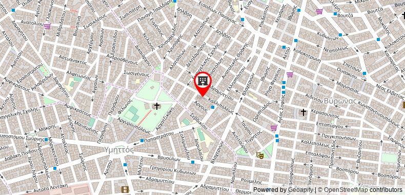 Bản đồ đến Youth Hostel Athens