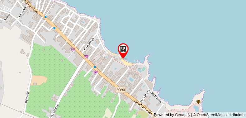 Palmera Beach Hotel on maps