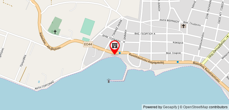 Bản đồ đến Khách sạn Porto Evia Boutique