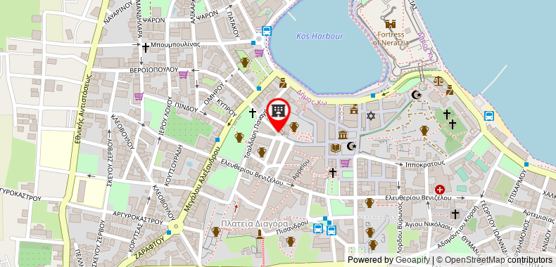 Bản đồ đến Khách sạn Alexandra &Apartments