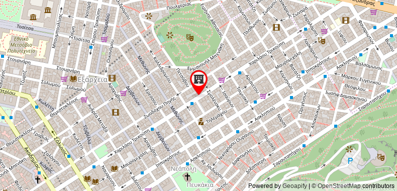 Bản đồ đến Stately central apartment, 80 m2, 7' from metro