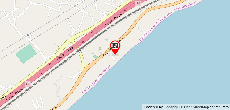 Bản đồ đến Khách sạn Siagas Beach