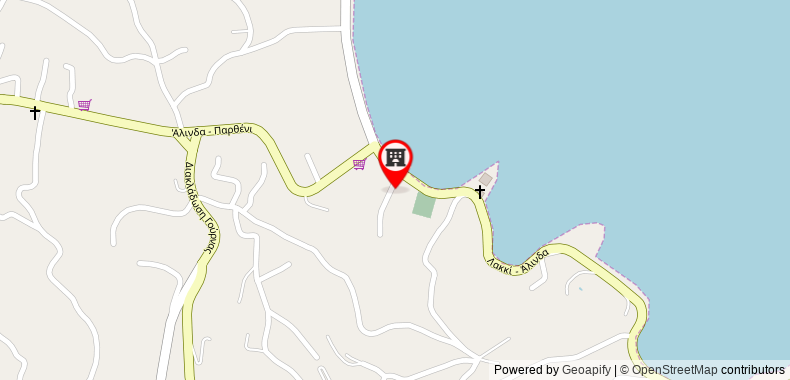 Boulafendis Beach Hotel on maps