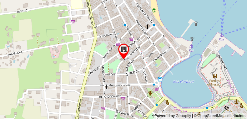 Bản đồ đến Khách sạn Dimitris Paritsa