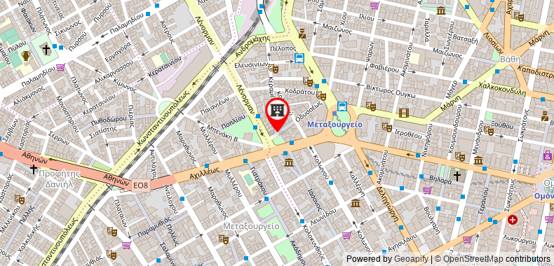 Hotel Rio Athens on maps