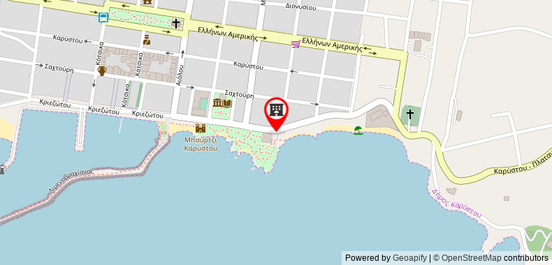 Bản đồ đến Khách sạn Karystion